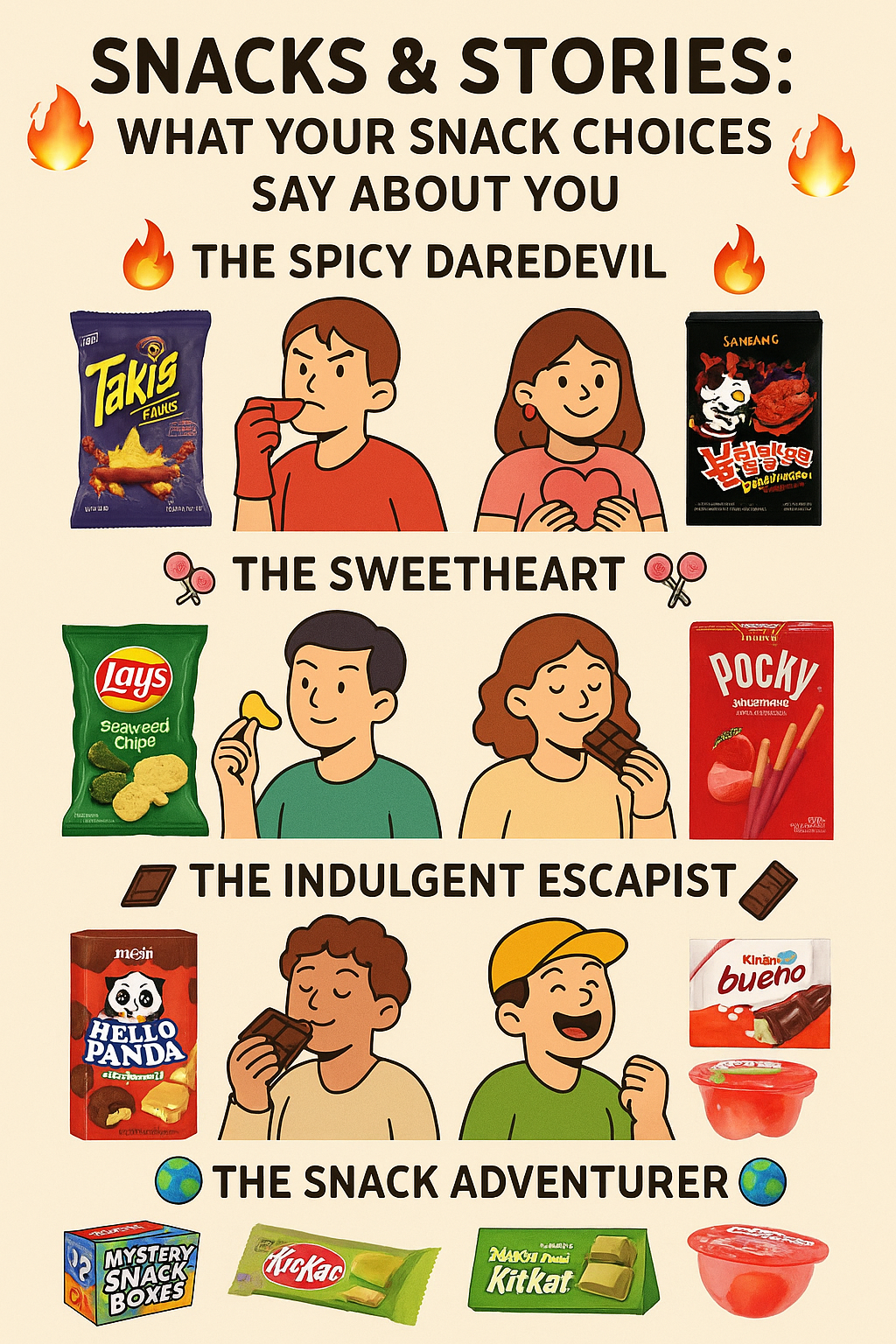 Snacks & Stories: What Your Snack Choices Say About You