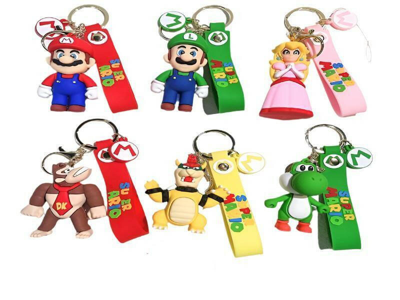 Mario Keychains.