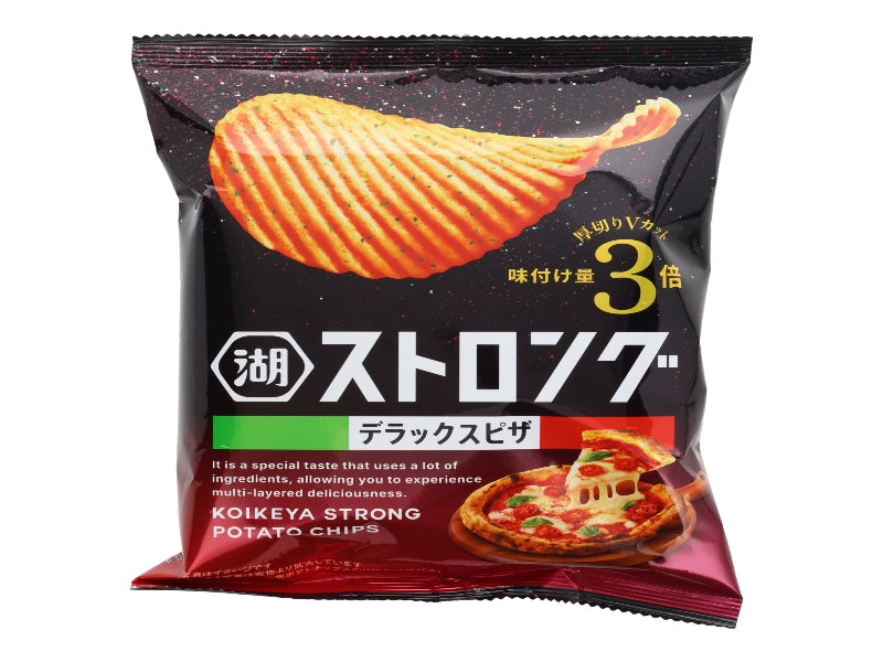 Japan 🇯🇵 - Koikeya Strong Deluxe Pizza