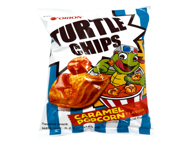 South Korea 🇰🇷 - Turtle Chips Caramel Popcorn
