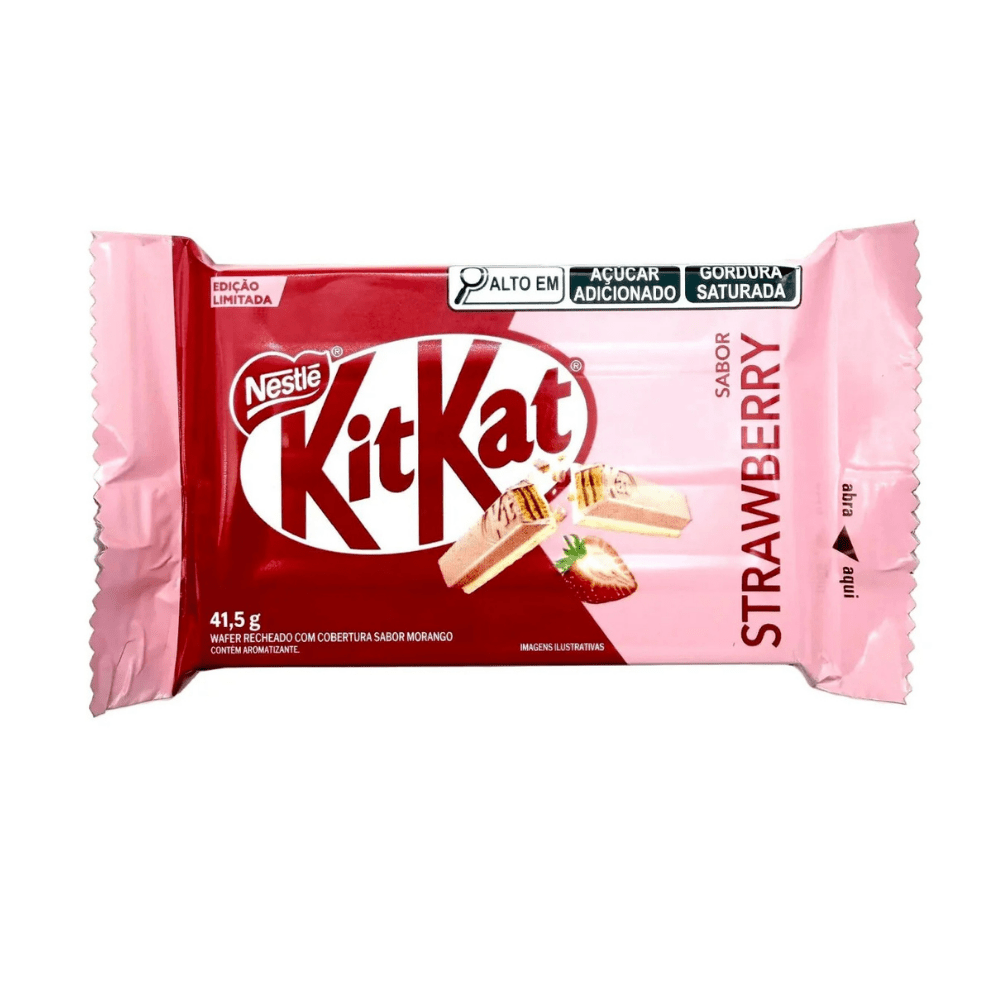 Brazil 🇧🇷 - KitKat Strawberry - InOutSnackz