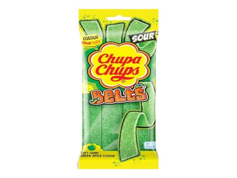 UK 🇬🇧 - Chupa Chups Sour Apple Belts.