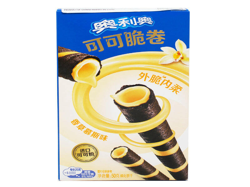 China 🇨🇳 - Oreo Cocoa Crisp Rolls Vanilla Mousse