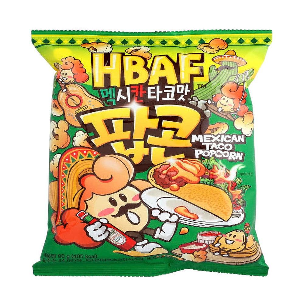 South Korea 🇰🇷 - HBAF Mexican Taco Popcorn - InOutSnackz