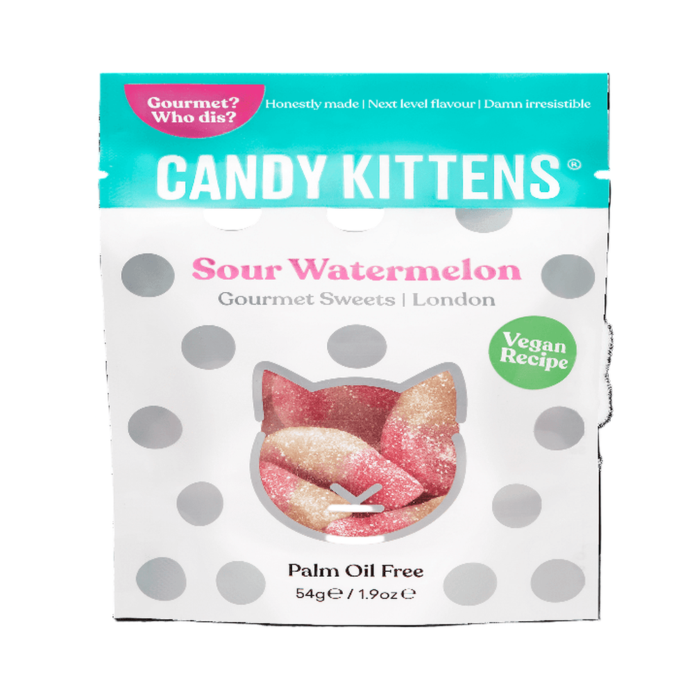 UK 🇬🇧 - Candy Kittens Sour Watermelon - InOutSnackz
