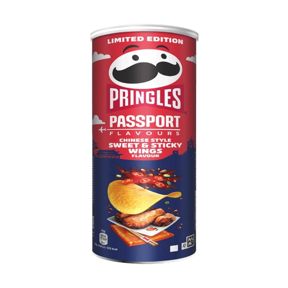 UK 🇬🇧 - Pringles Passport Chinese Style Sweet & Sticky Wings - InOutSnackz
