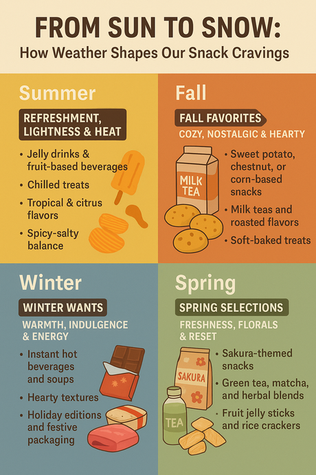 From Sun to Snow: How Weather Shapes Our Snack Cravings