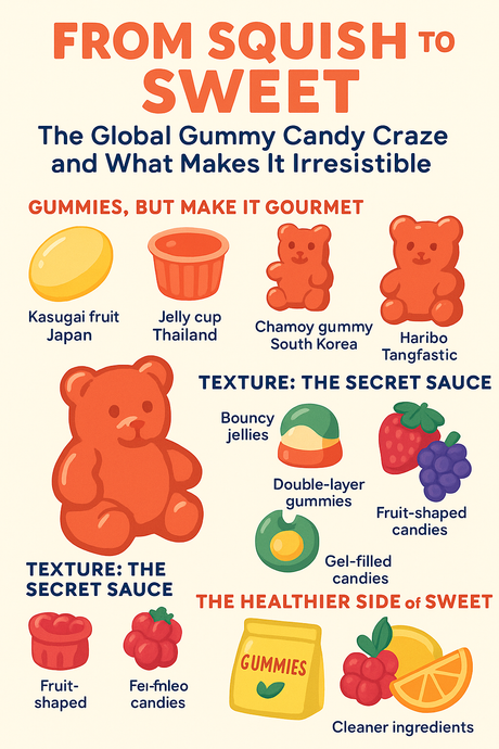 From Squish to Sweet: The Global Gummy Candy Craze and What Makes It Irresistible