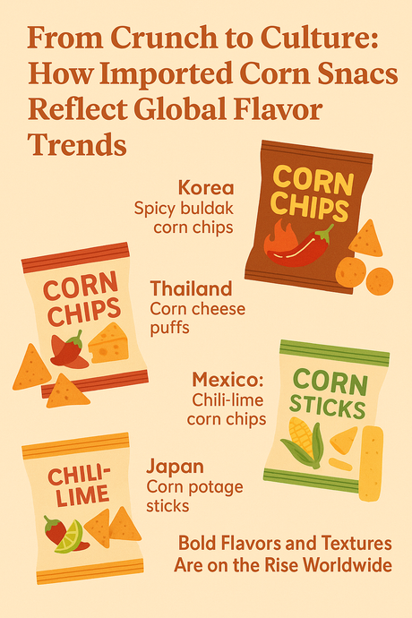 From Crunch to Culture: How Imported Corn Snacks Reflect Global Flavor Trends