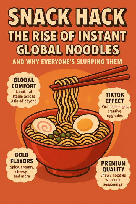 Snack Hack: The Rise of Instant Global Noodles and Why Everyone’s Slurping Them