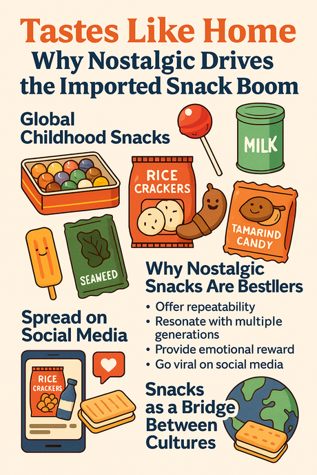 Tastes Like Home: Why Nostalgia Drives the Imported Snack Boom