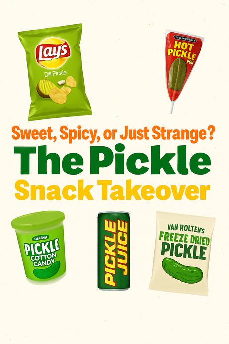 🥒 Sweet, Spicy, or Just Strange? The Pickle Snack Takeover
