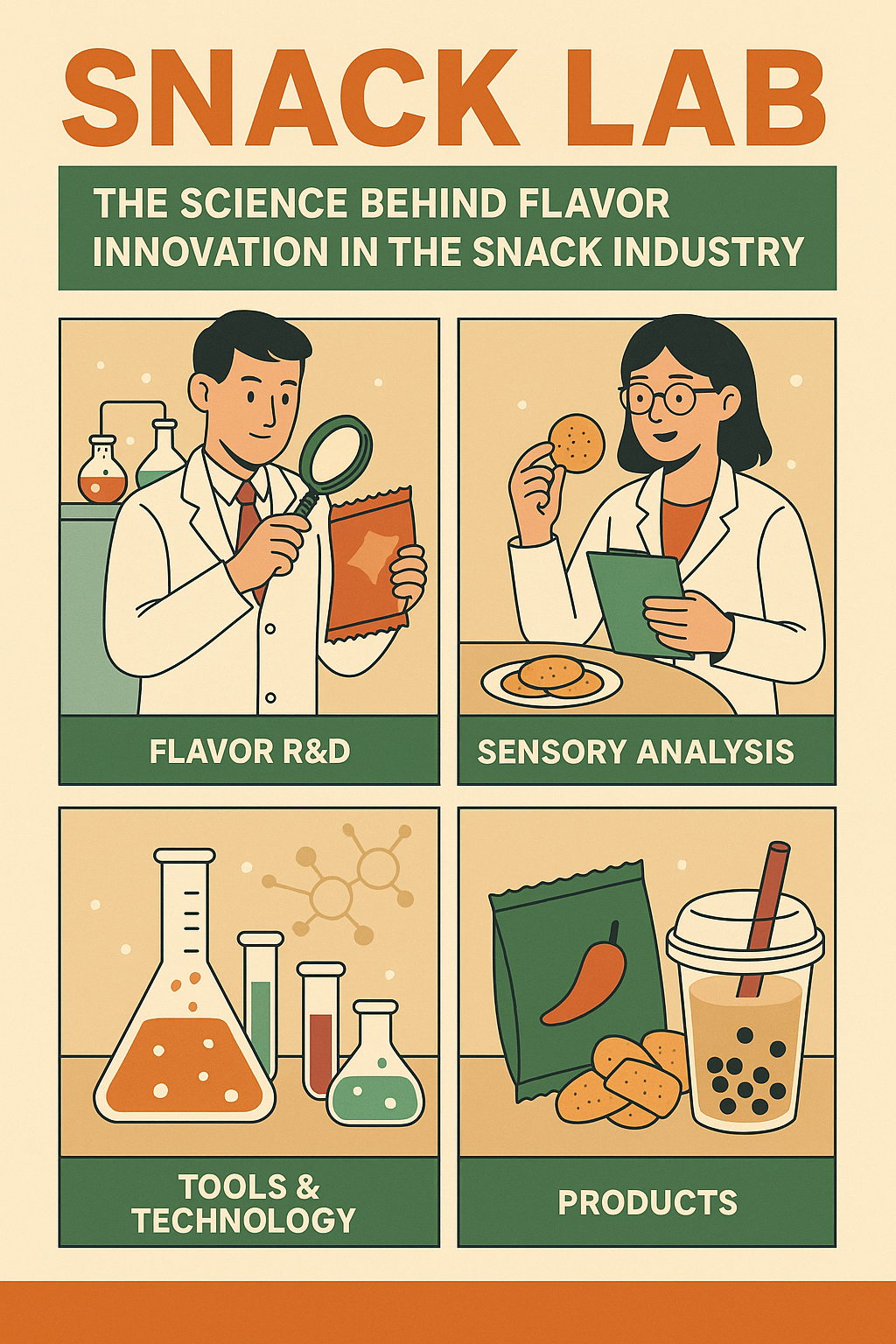 Snack Lab: The Science Behind Flavour Innovation in the Snack Industry