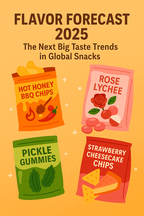 Flavour Forecast 2025 – The Next Big Taste Trends in Global Snacks