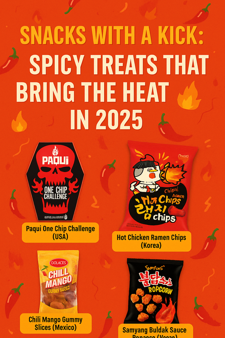 Snacks with a Kick: Spicy Treats That Bring the Heat in 2025