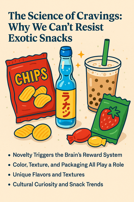 The Science of Cravings: Why We Can't Resist Exotic Snacks and Imported Drinks