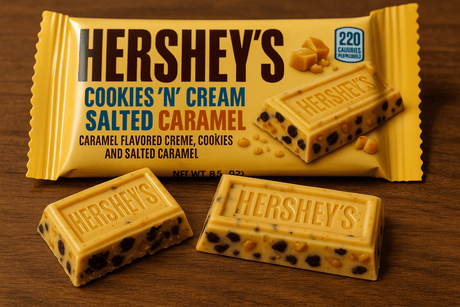 Hershey's Cookies and Cream Salted Caramel: A Bold Twist on a Classic Favourite - InOutSnackz