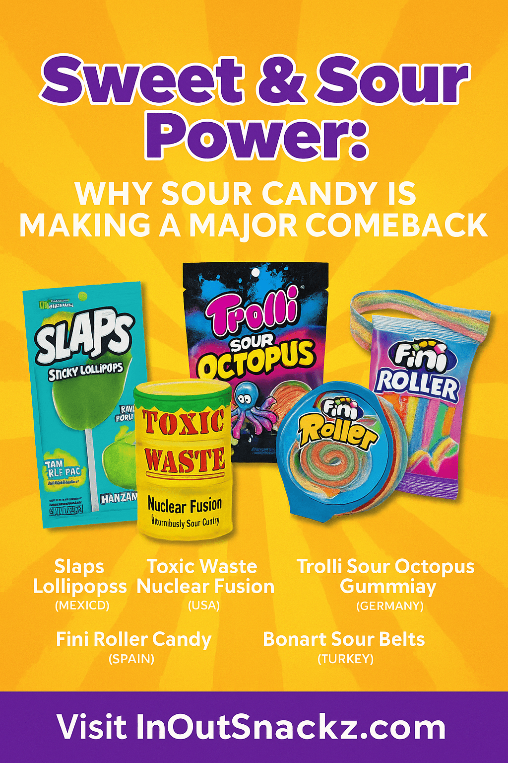 🍋 Pucker Up! Sour Candy Is the Trend You Didn’t Know You Missed - InOutSnackz