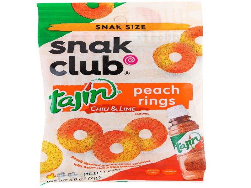 USA 🇺🇸 - Snak Club Tajin Chili & Lime Peach Rings