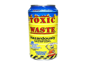 USA 🇺🇸 - Toxic Waste Energy Drink Baneful Blue Raspberry