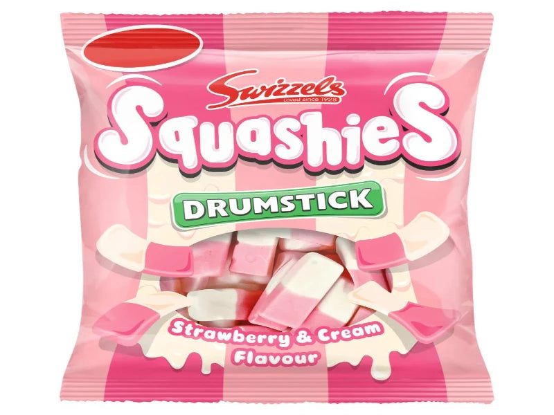 UK 🇬🇧 - Swizzels Squashies Strawberry & Cream