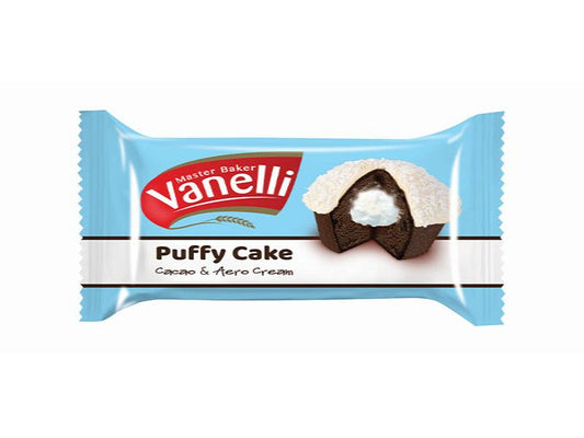 Turkey 🇹🇷 - Vanelli Puffy Coconut Milk Cream Filled Cocoa Cake