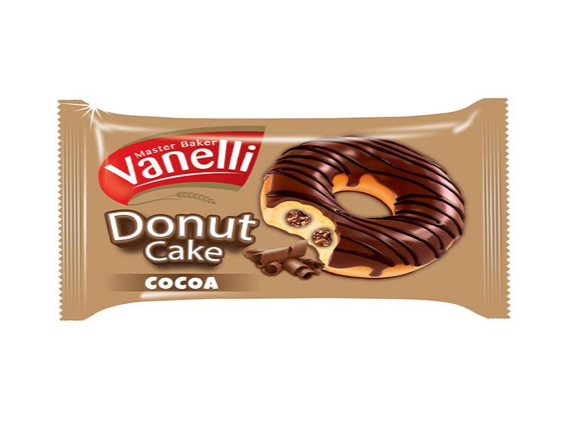 Turkey 🇹🇷 - Vanelli Donut Cocoa Coated Cake with Cocoa Sauce