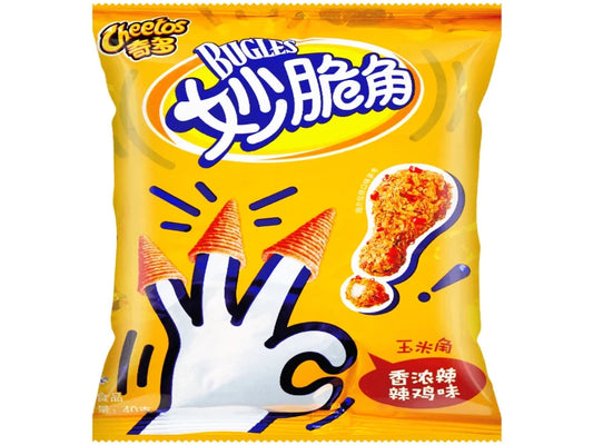 China 🇨🇳 - Cheetos Bugles Spicy Chicken