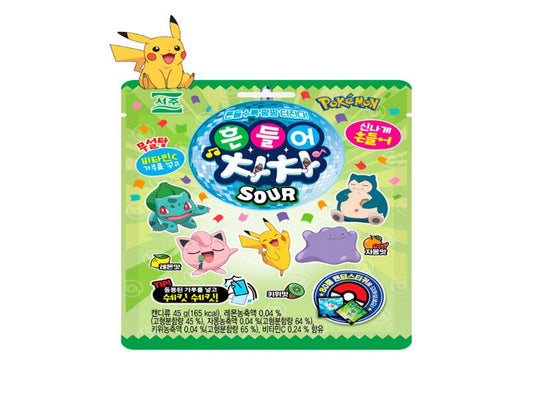 Korea 🇰🇷 - Pokémon Shake it Cha Cha Sour Jelly