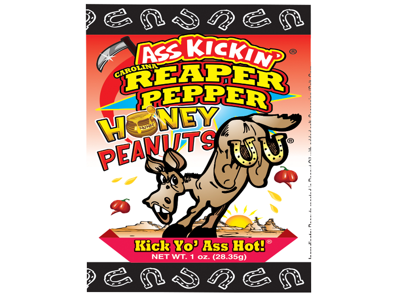 USA 🇺🇸 - Ass Kickin' Carolina Reaper Honey Peanuts