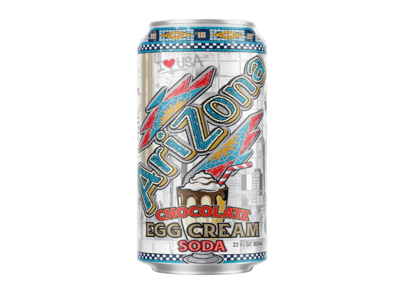 USA 🇺🇸 - AriZona Chocolate Egg Cream Soda  