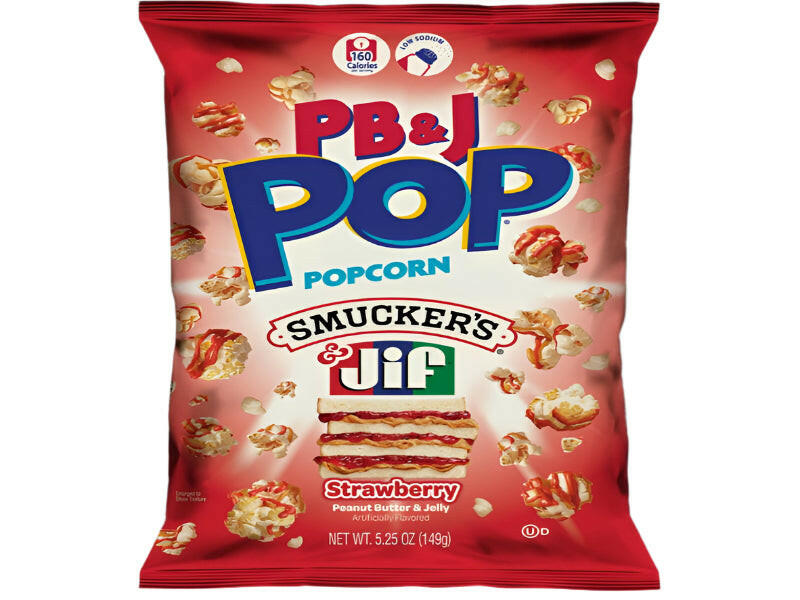 USA 🇺🇸 - Candy Pop PB & J Smucker's & Jif Strawberry Popcorn 