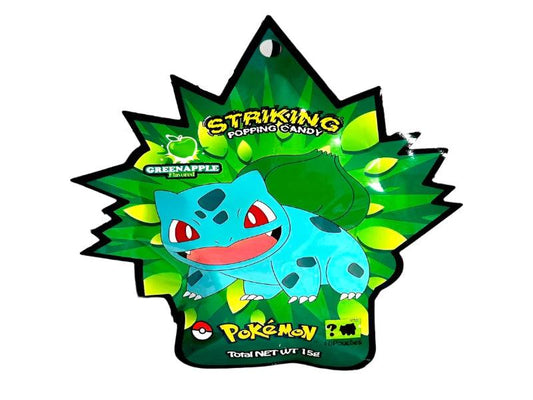 Korea 🇰🇷 - Pokémon Edition Bulbasur Popping Candy Green Apple.