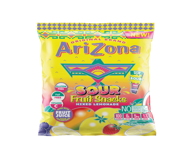 USA 🇺🇸 - AriZona Sour Mixed Lemonade Fruit Snacks