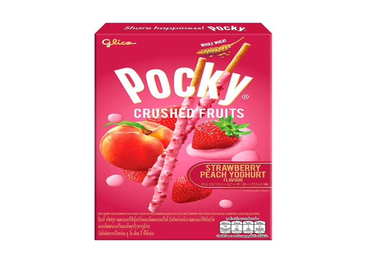 Thailand 🇹🇭 - Pocky Crushed Fruits Strawberry Peach Yoghurt