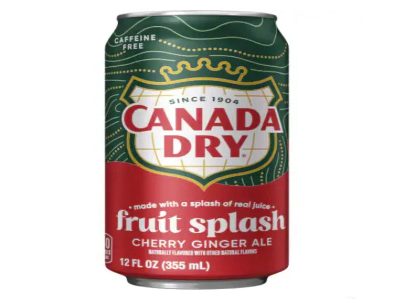 USA 🇺🇸 - Canada Dry Fruit Splash Cherry Ginger Ale
