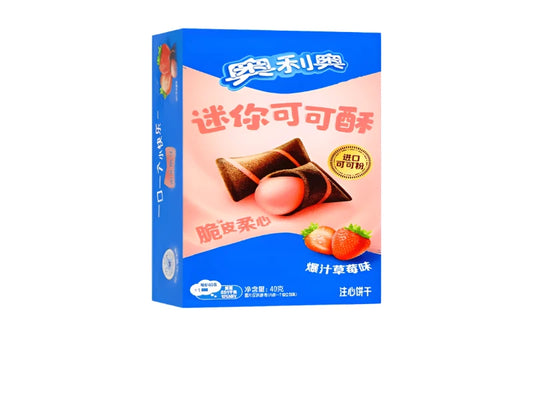 China 🇨🇳 - Oreo Mini Cocoa Crisp Strawberry