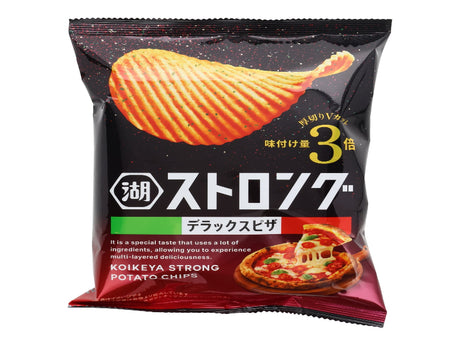 Japan 🇯🇵 - Koikeya Strong Deluxe Pizza 