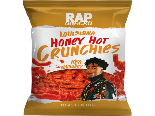 USA 🇺🇸 - Rap Snacks NBA Youngboy Louisiana Honey Hot Crunchies