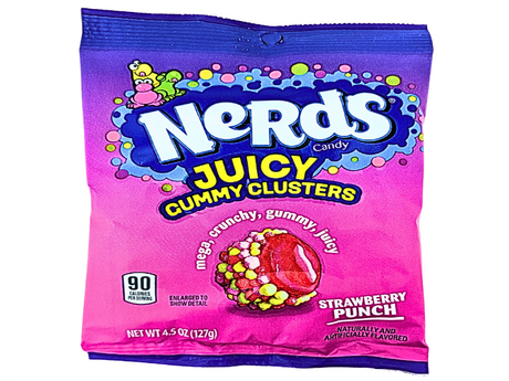 USA 🇺🇸 - Nerds Juicy Gummy Clusters Strawberry Punch