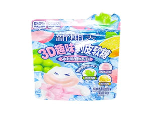 China 🇨🇳 - Xingqitian Frozen Animal Mixed Fruit Soda 3D Peelable Gummy