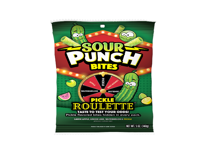 USA 🇺🇸 - Sour Punch Pickle Roulette Bites