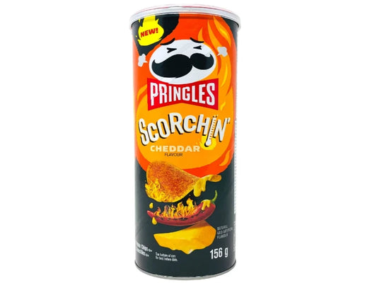 USA 🇺🇸 - Pringles Scorchin Cheddar