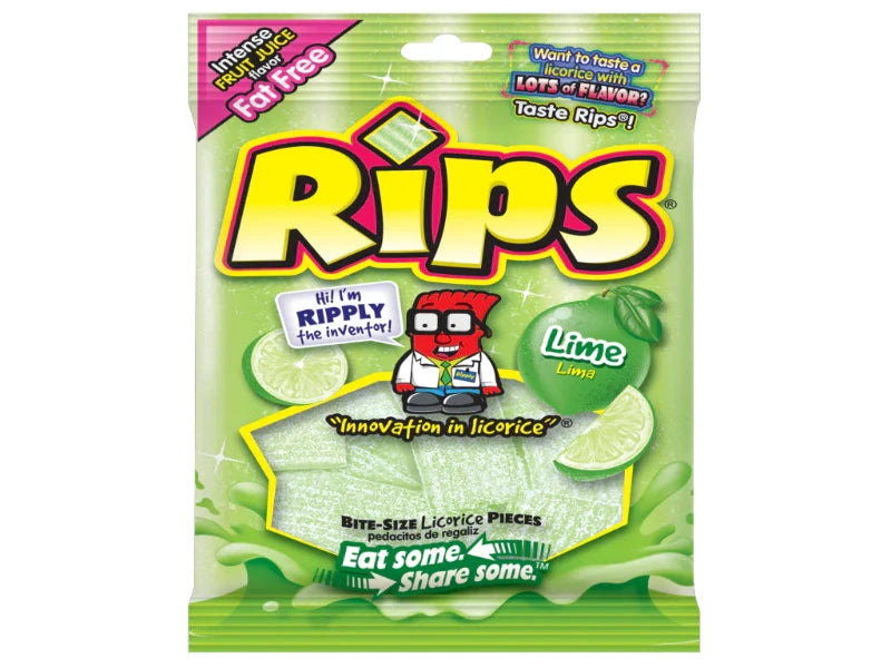 USA 🇺🇸 - Rips Bite-Size Pieces Lime