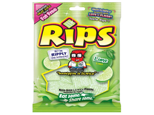 USA 🇺🇸 - Rips Bite-Size Pieces Lime