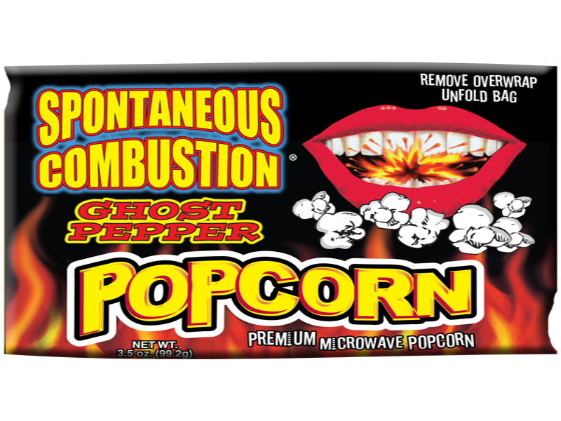 USA 🇺🇸 - Ass Kickin' Spontaneous Combustion Ghost Pepper Popcorn