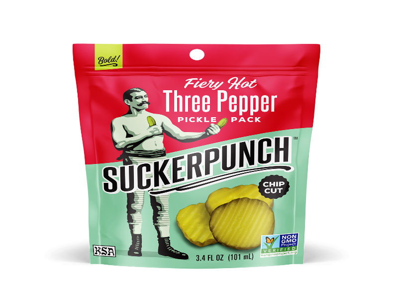USA 🇺🇸 - Fiery Hot Three-Pepper Pickle Chips