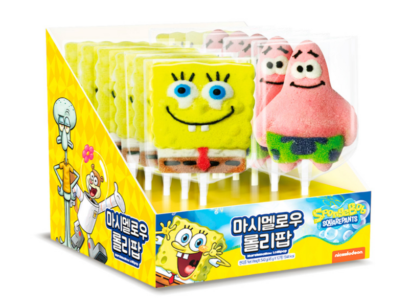 Korea 🇰🇷 - Misty Spongebob Marshmallow Lollipops