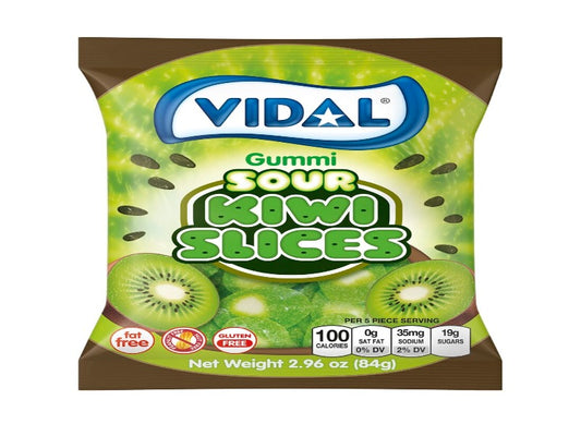 USA 🇺🇸 - Vidal Gummi Sour Kiwi Slices