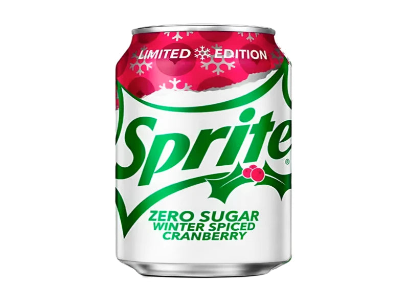 USA 🇺🇸 - Sprite Winter Spiced Cranberry Zero Sugar